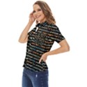 Close Up Code Coding Computer Women s Short Sleeve Double Pocket Shirt View3