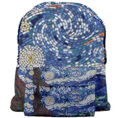 Mosaic Art Vincent Van Gogh Starry Night Giant Full Print Backpack by Modalart