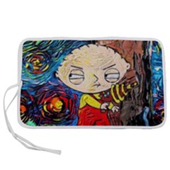 Cartoon Starry Night Vincent Van Gogh Pen Storage Case (m) by Modalart