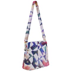 Abstract Art Work 1 Zipper Messenger Bag by mbs123