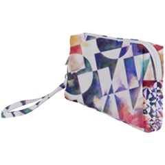 Abstract Art Work 1 Wristlet Pouch Bag (small) by mbs123