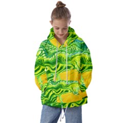 Zitro Abstract Sour Texture Food Kids  Oversized Hoodie by Amaryn4rt