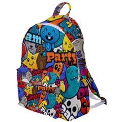 Graffiti Characters Seamless Pattern The Plain Backpack by Bedest