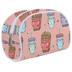 Cute Kawaii Food Seamless Pattern Make Up Case (medium) by Pakjumat