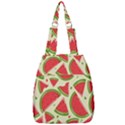 Cute Watermelon Seamless Pattern Center Zip Backpack View1