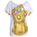 The Infinity Gauntlet Thanos Women s Oversized T-Shirt View1