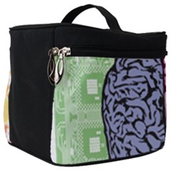 Brain Heart Balance Emotion Make Up Travel Bag (big) by Maspions