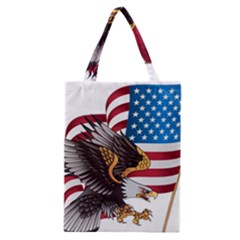 American Eagle Clip Art Classic Tote Bag by Maspions