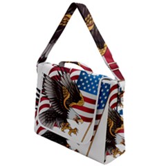 American Eagle Clip Art Box Up Messenger Bag by Maspions