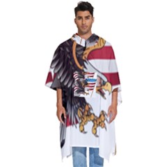 American Eagle Clip Art Men s Hooded Rain Ponchos by Maspions