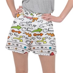 Desktop Pattern Art Graphic Design Women s Ripstop Shorts by Hannah976