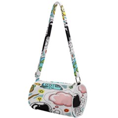 Sketch Cute Child Funny Mini Cylinder Bag by Hannah976