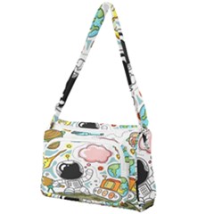 Sketch Cute Child Funny Front Pocket Crossbody Bag by Hannah976