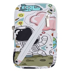 Sketch Cute Child Funny Belt Pouch Bag (small) by Hannah976