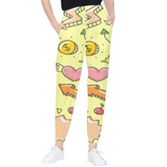 Cute Sketch Child Graphic Funny Women s Tapered Pants by Hannah976