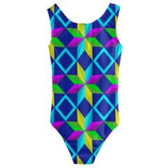 Pattern Star Abstract Background Kids  Cut-out Back One Piece Swimsuit by Hannah976