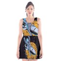 Astronaut Planet Space Science Scoop Neck Skater Dress View1