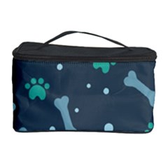 Bons Foot Prints Pattern Background Cosmetic Storage Case by Grandong