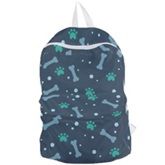 Bons Foot Prints Pattern Background Foldable Lightweight Backpack by Grandong