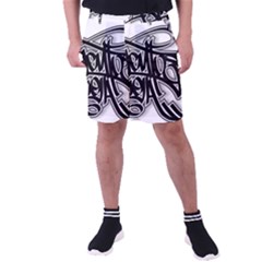 Hip Hop Music Drawing Art Graffiti Men s Pocket Shorts by Sarkoni