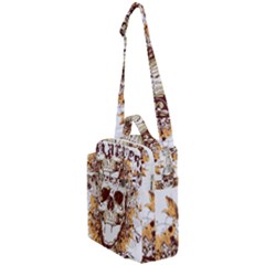 Harvest Of Fear Logo Illustration Skull Pistol Crossbody Day Bag by Sarkoni