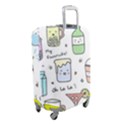 Drinks Cocktails Doodles Coffee Luggage Cover (Small) View2