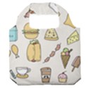 Dinner Meal Food Snack Fast Food Premium Foldable Grocery Recycle Bag View1