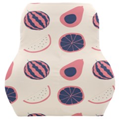 Fruits Halves Pattern Design Car Seat Back Cushion  by Apen