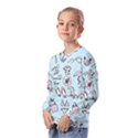 June Doodle Tropical Beach Sand Kids  Long Sleeve T-Shirt with Frill  View2