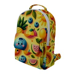 Fruits Fresh Sweet Pattern Flap Pocket Backpack (large) by Ravend