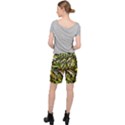 Foliage Pattern Texture Background Women s Pocket Shorts View2