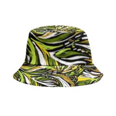 Foliage Pattern Texture Background Inside Out Bucket Hat by Ravend