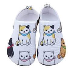 Cat Kitten Seamless Pattern Kids  Sock-style Water Shoes by Grandong