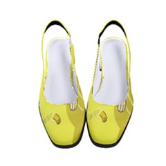 Adventure Time Jake The Dog Finn The Human Artwork Yellow Women s Classic Slingback Heels by Sarkoni