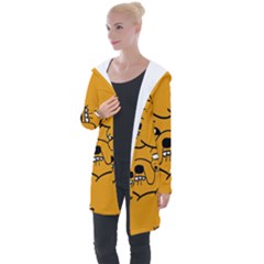 Adventure Time Jake The Dog Longline Hooded Cardigan by Sarkoni