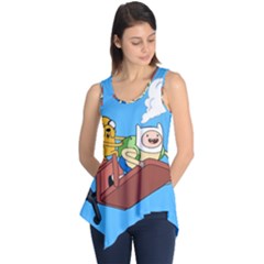 Cartoon Adventure Time Jake And Finn Sleeveless Tunic by Sarkoni