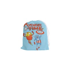 Adventure Time Avengers Age Of Ultron Drawstring Pouch (xs) by Sarkoni