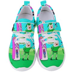 Adventure Time The Legend Of Zelda Parody Women s Velcro Strap Shoes by Sarkoni