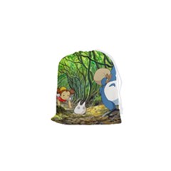 Anime My Neighbor Totoro Jungle Drawstring Pouch (xs) by Sarkoni