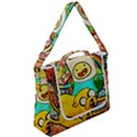 Painting Illustration Adventure Time Psychedelic Art Box Up Messenger Bag View2