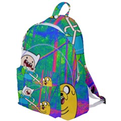 Jake And Finn Adventure Time Landscape Forest Saturation The Plain Backpack by Sarkoni