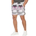 Big Set With Cute Cartoon Animals Bear Panda Bunny Penguin Cat Fox Men s Runner Shorts View3