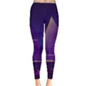 Egyptian Pyramids Night Landscape Cartoon Everyday Leggings  View1