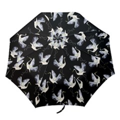 Crane Pattern Folding Umbrellas by Bedest