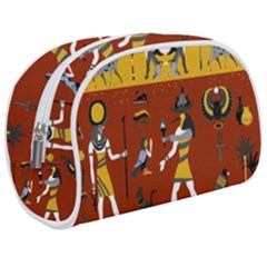 Ancient Egyptian Religion Seamless Pattern Make Up Case (medium) by Hannah976