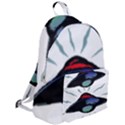 Alien Unidentified Flying Object Ufo The Plain Backpack View2