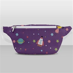 Space Travels Seamless Pattern Vector Cartoon Waist Bag  by Bedest