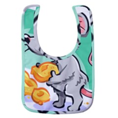 Mouse Cheese Tail Rat Mice Hole Baby Bib by Sarkoni