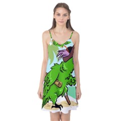 Parrot Hat Cartoon Captain Camis Nightgown  by Sarkoni