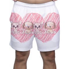 Paw Dog Pet Puppy Canine Cute Men s Shorts by Sarkoni